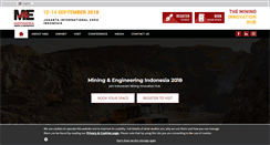 Desktop Screenshot of miningandengineeringindo.com