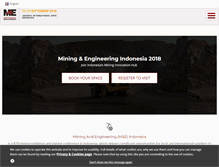 Tablet Screenshot of miningandengineeringindo.com